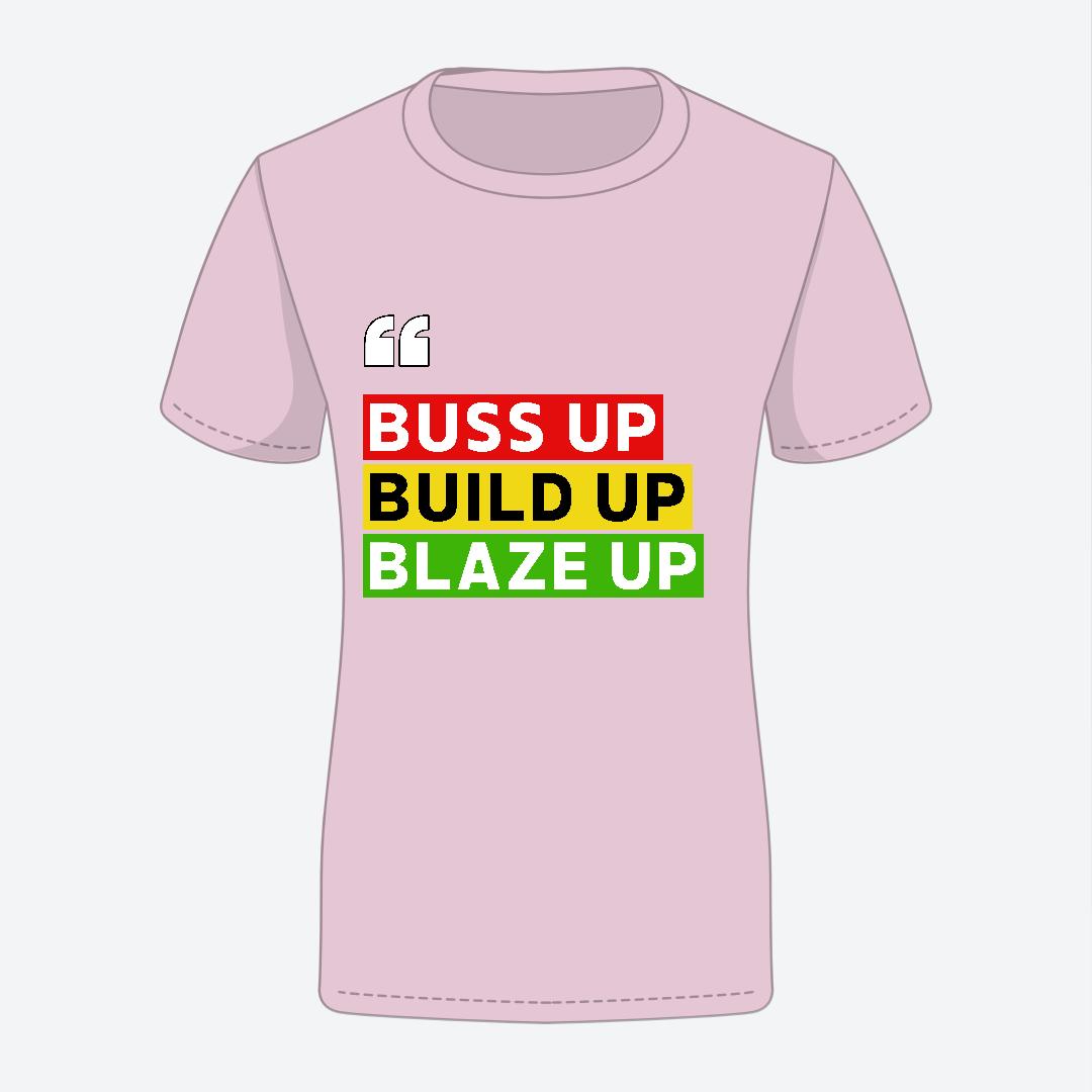 Blaze Up - Rasta Woman's Tee