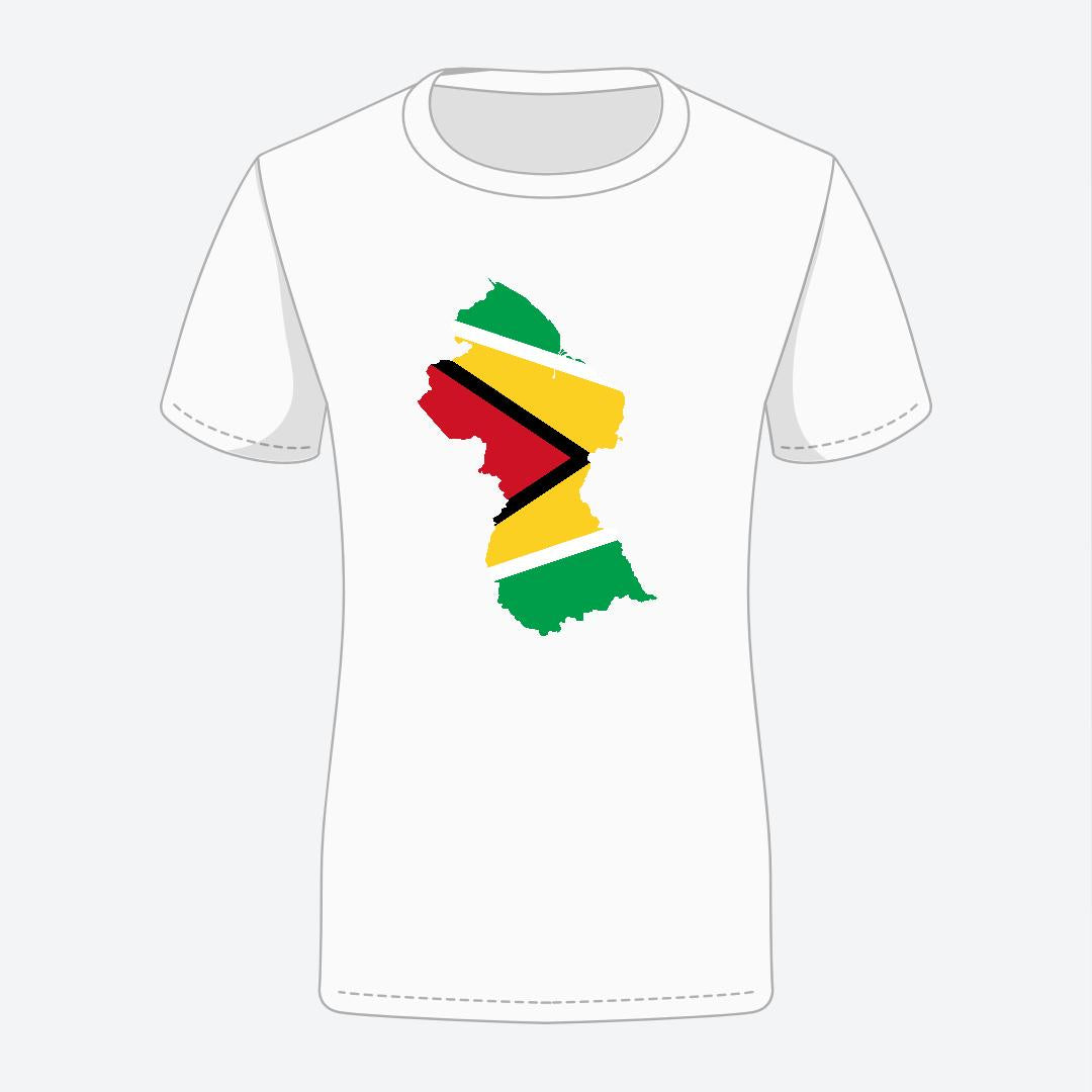 Blaze Up - Guyana Map Woman's Tee