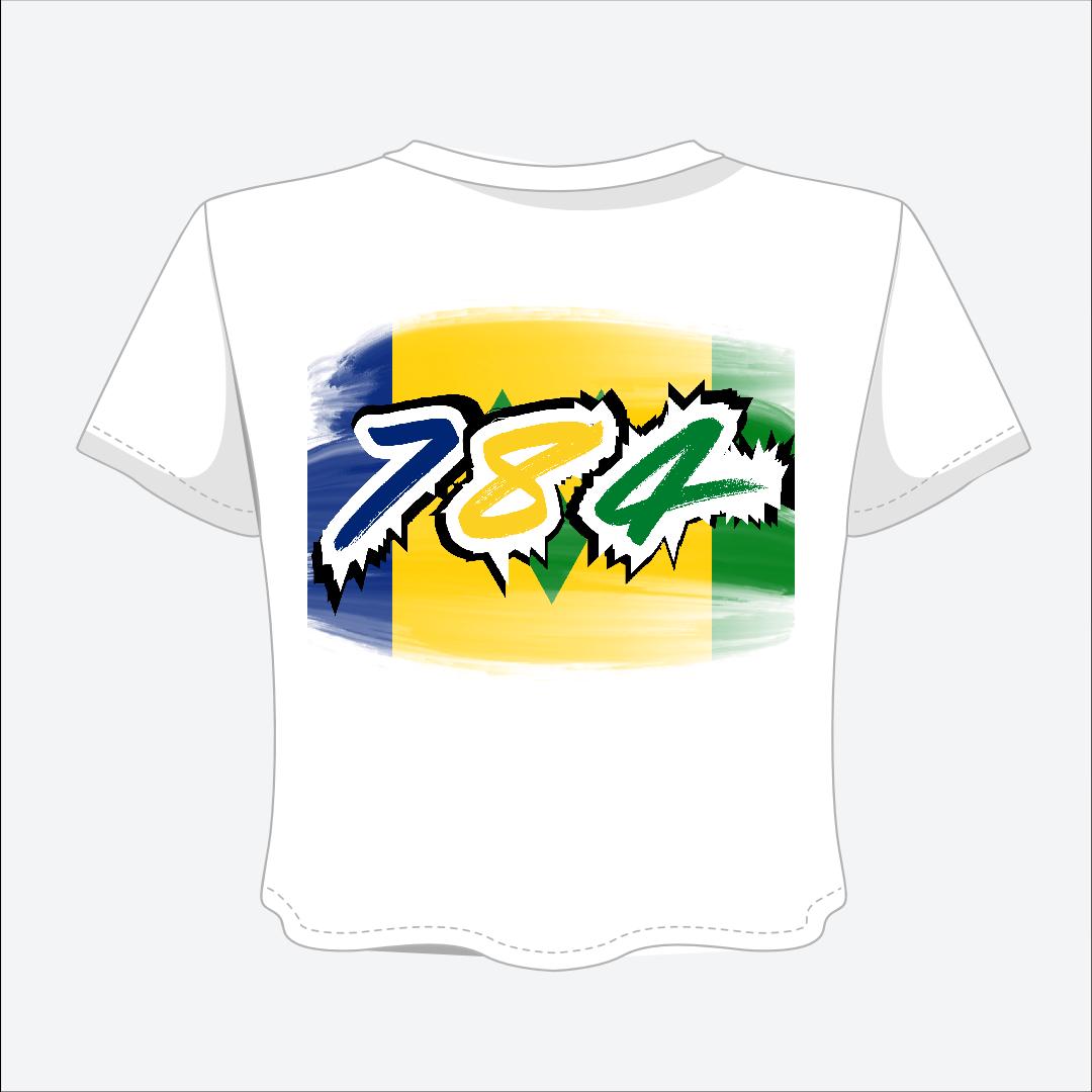 Sessions With A Vybe - Vincy Crop Tee