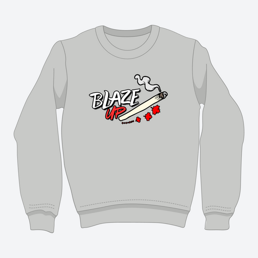 Blaze Up Logo Crewneck