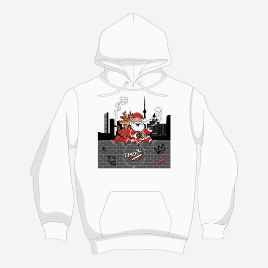 BU Rudolph & Santa Hoodie