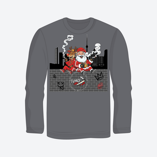 BU Rudolph & Santa Long Sleeve