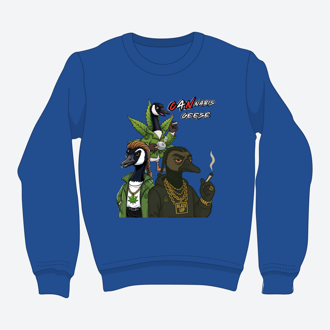 CANnabis Geese Crewneck