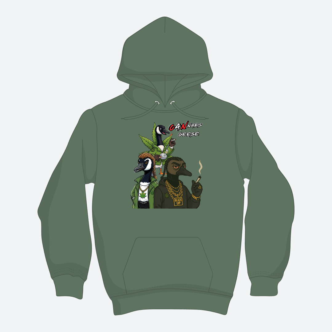CANnabis Geese Hoodie