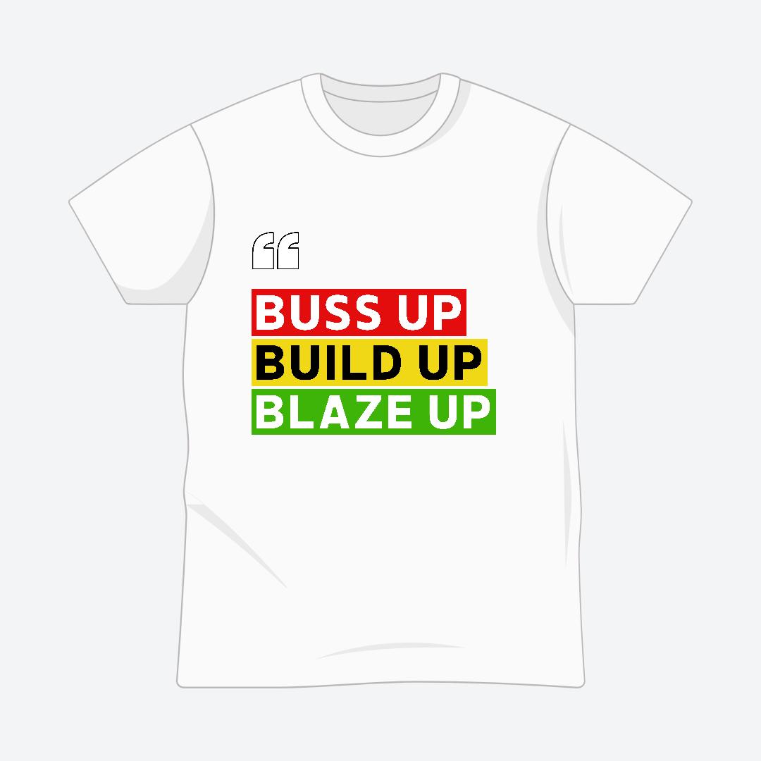 Blaze Up - Rasta Tee