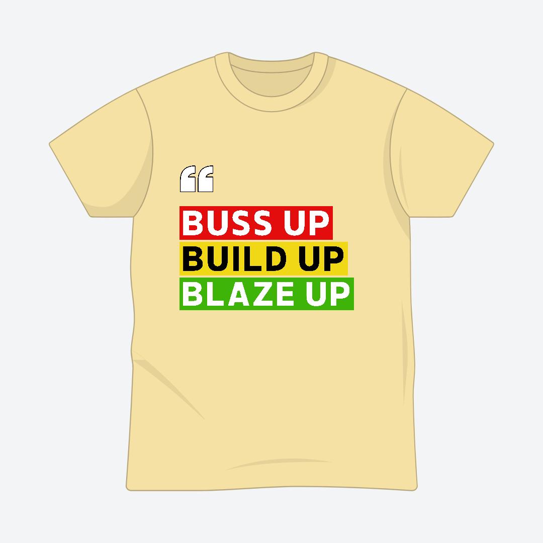Blaze Up - Rasta Tee