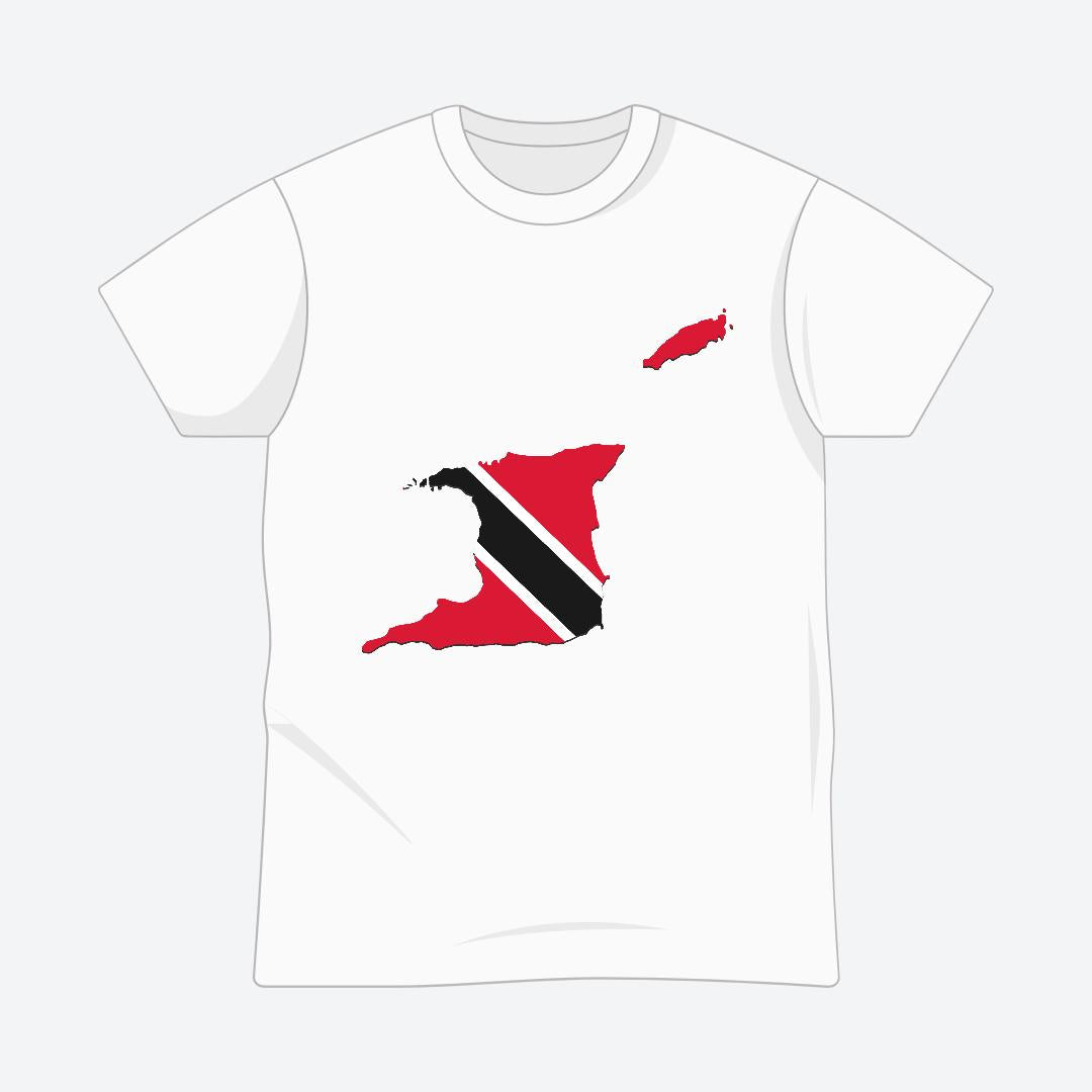 Blaze Up - Trinidad & Tobago Map Tee