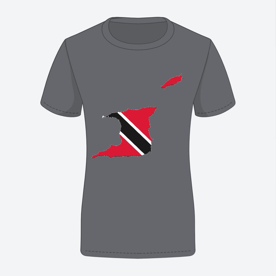 Blaze Up - Trinidad & Tobago Map Woman's Tee