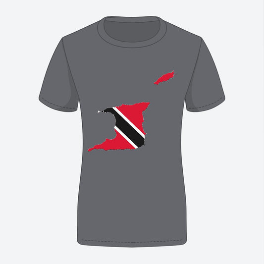 Blaze Up - Trinidad & Tobago Map Woman's Tee