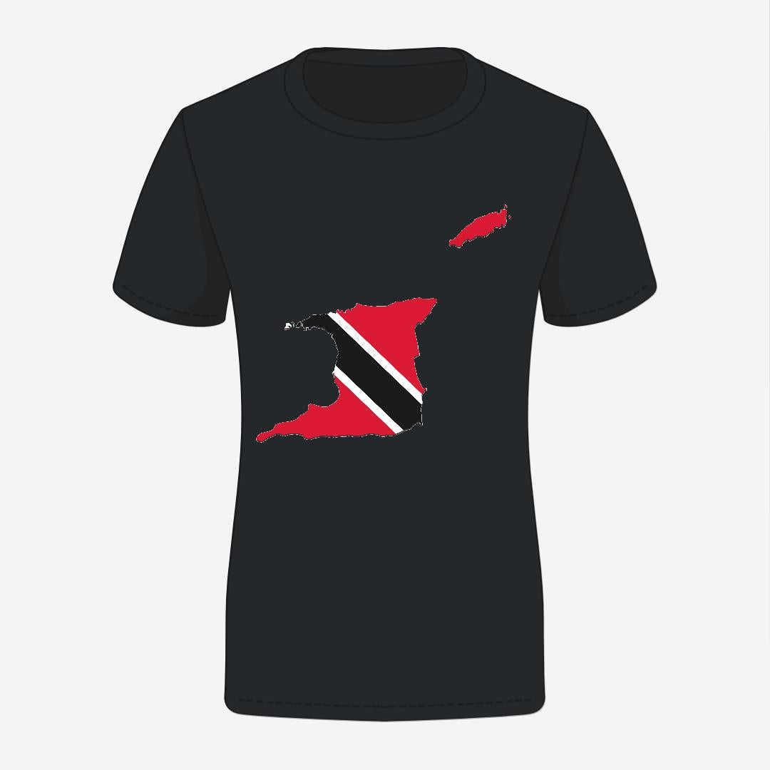 Blaze Up - Trinidad & Tobago Map Woman's Tee