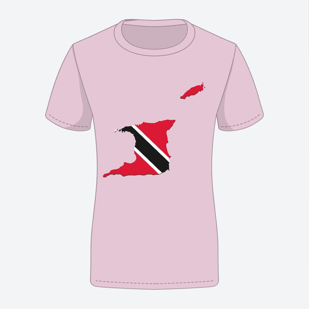 Blaze Up - Trinidad & Tobago Map Woman's Tee