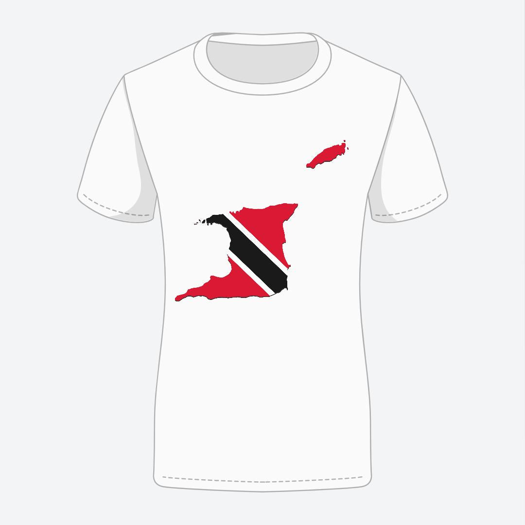 Blaze Up - Trinidad & Tobago Map Woman's Tee