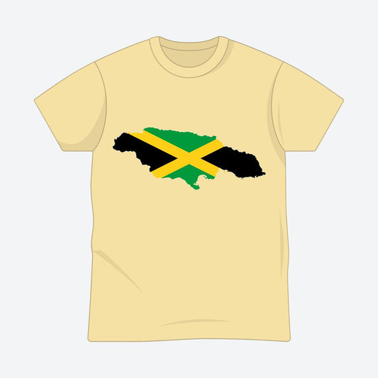 Blaze Up - Jamaica Map Tee