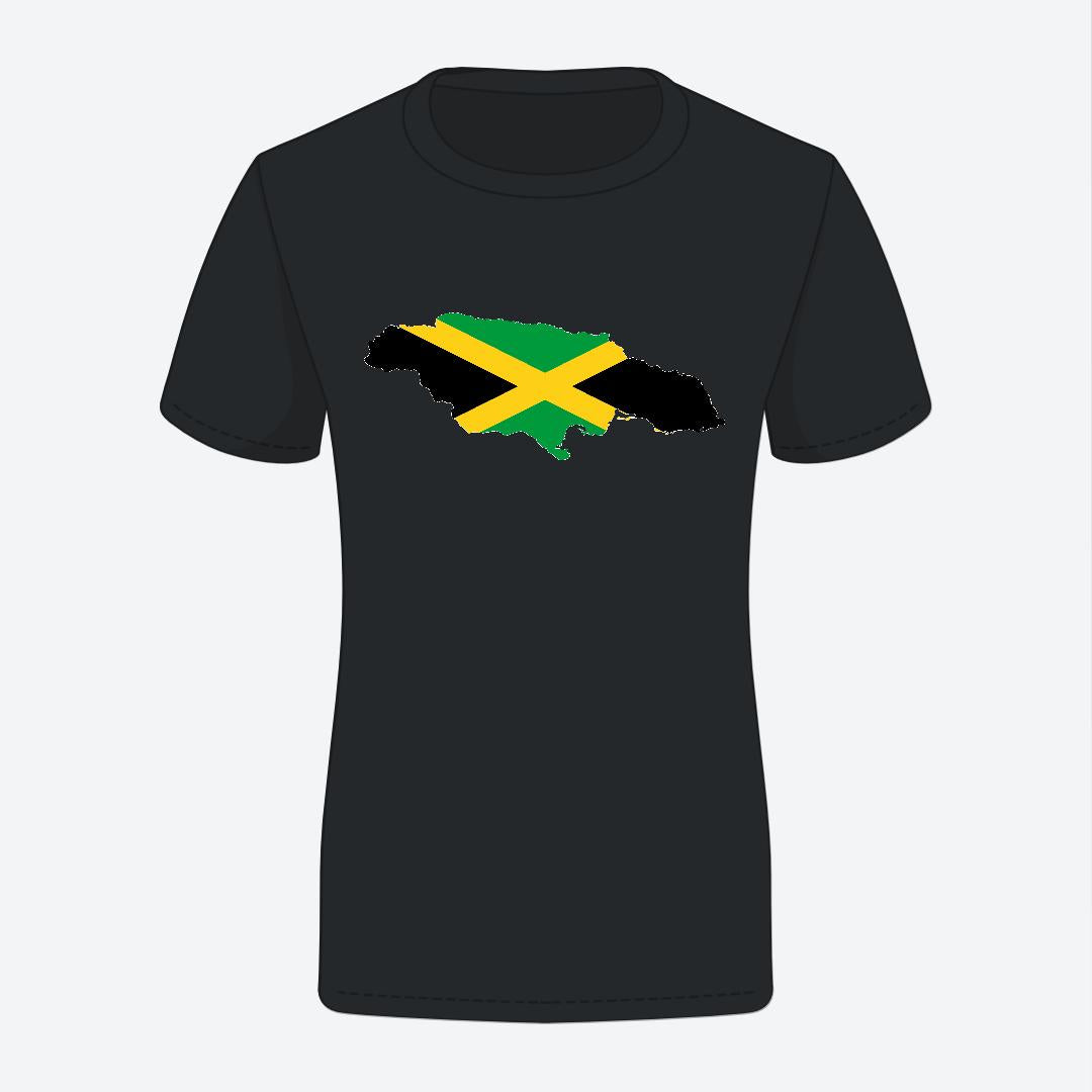 Blaze Up - Jamaica Map Woman's Tee