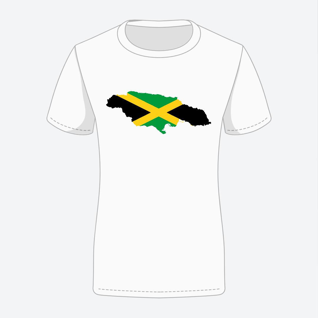 Blaze Up - Jamaica Map Woman's Tee
