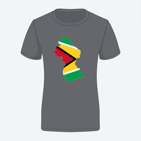 Blaze Up - Guyana Map Woman's Tee