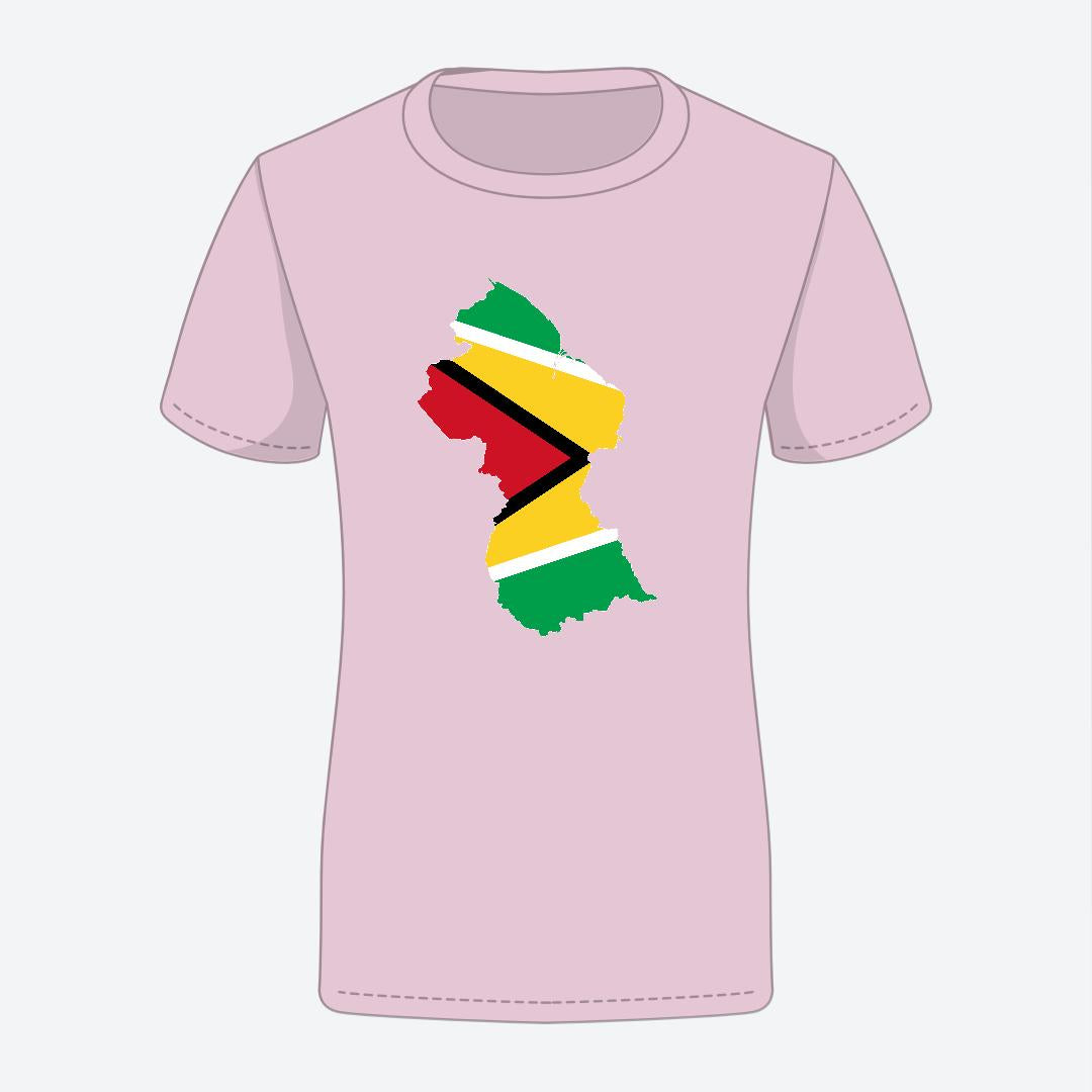 Blaze Up - Guyana Map Woman's Tee