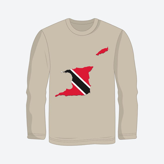 Blaze Up - Trinidad & Tobago Map Long Sleeve