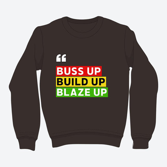 Blaze Up - Rasta Crewneck