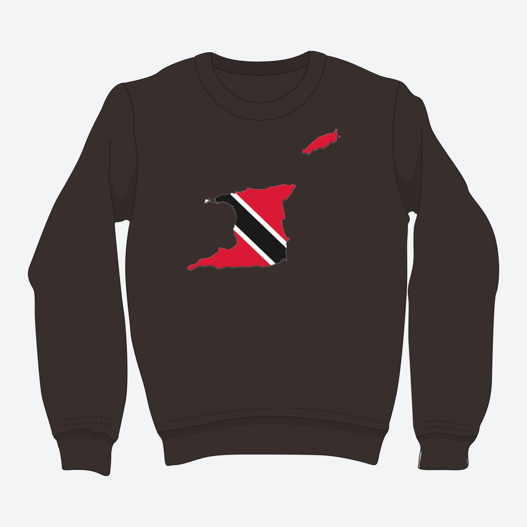 Blaze Up - Trinidad & Tobago Map Crewneck