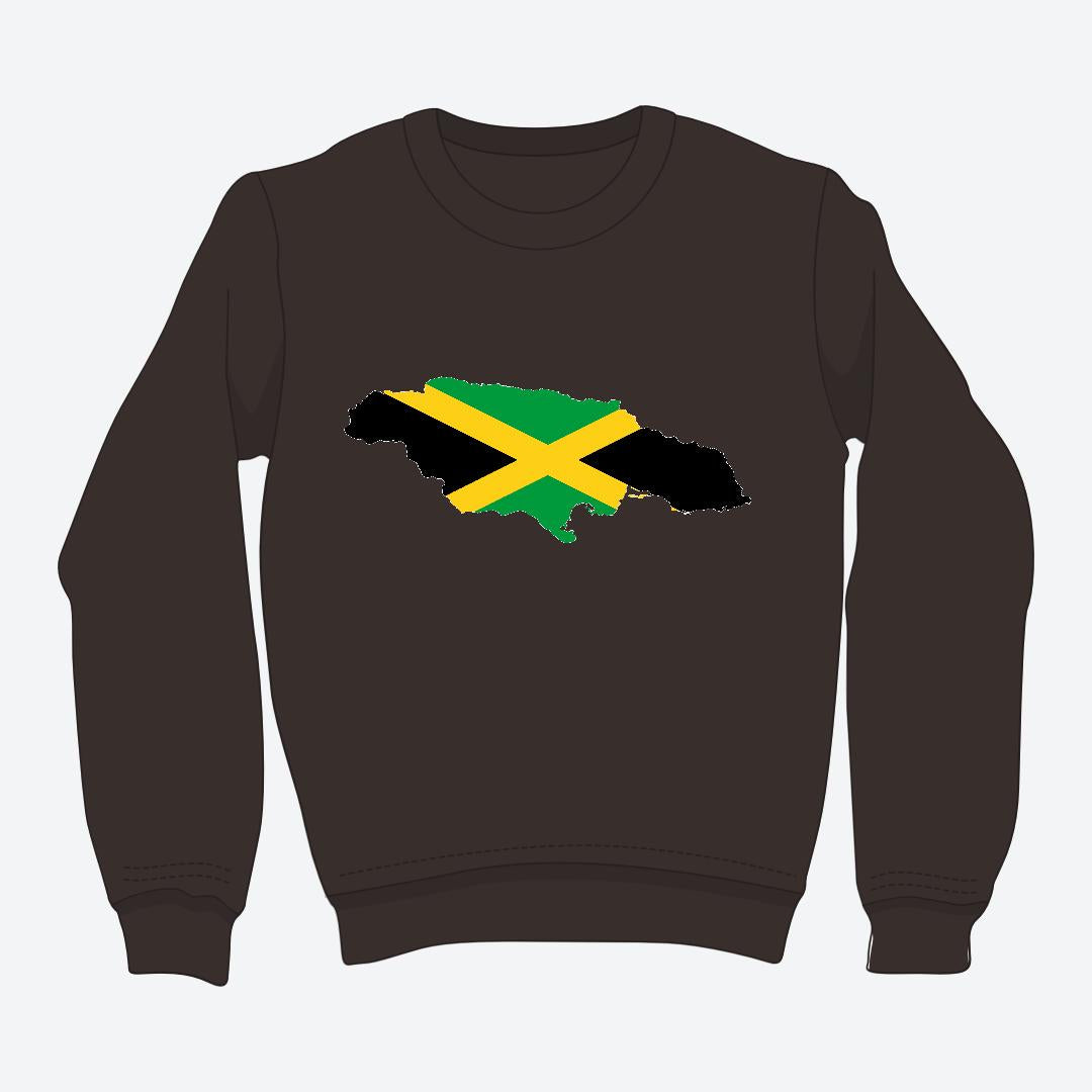 Blaze Up - Jamaica Map Crewneck