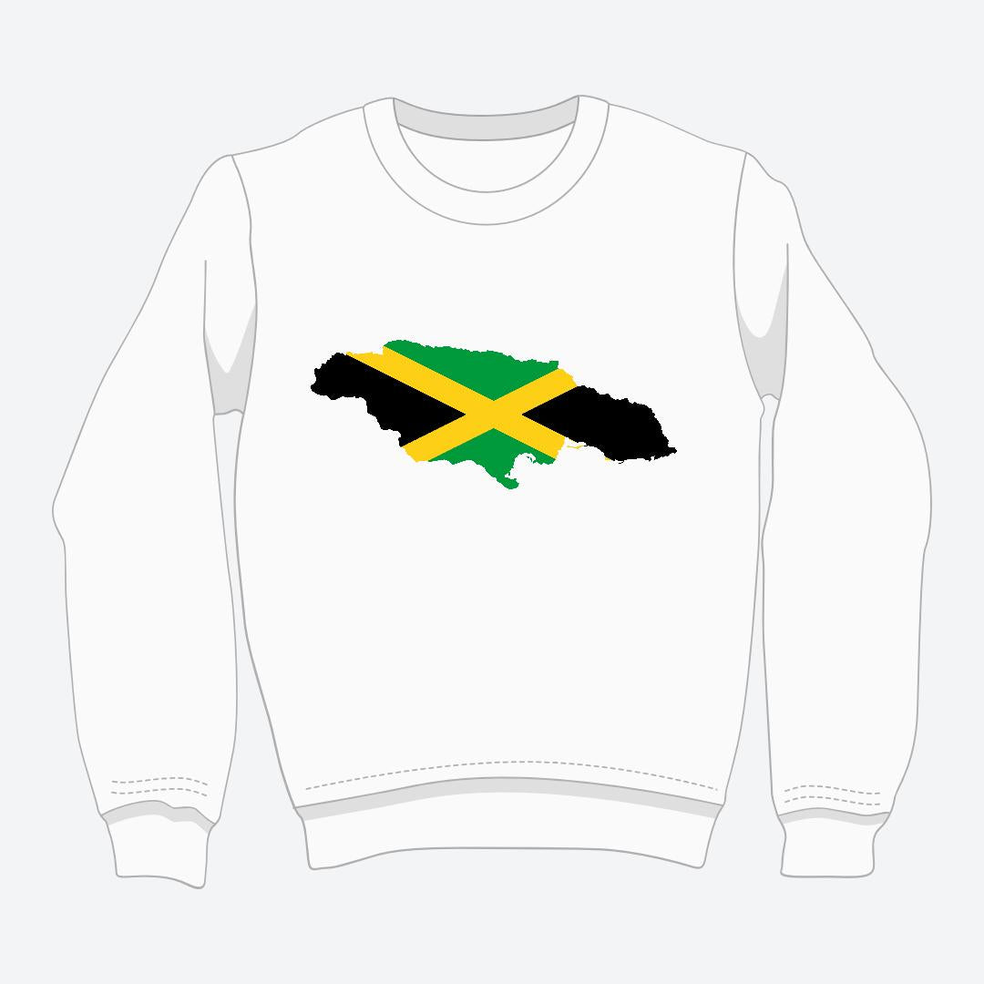 Blaze Up - Jamaica Map Crewneck