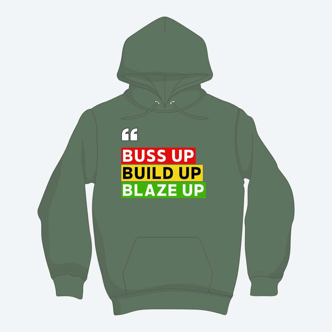 Blaze Up - Rasta Hoodie