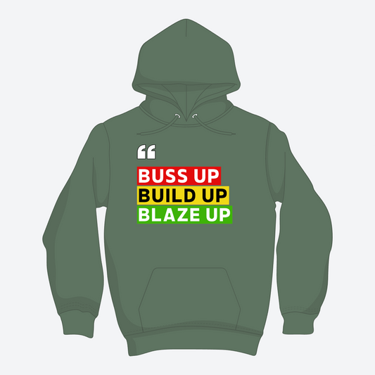 Blaze Up - Rasta Hoodie V2