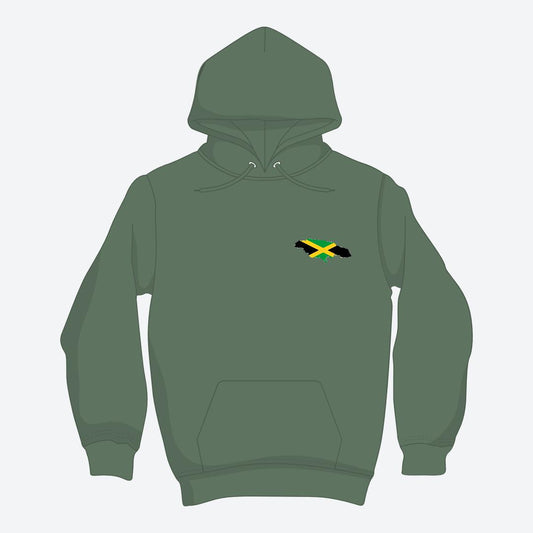 Blaze Up - Jamaica Map Hoodie