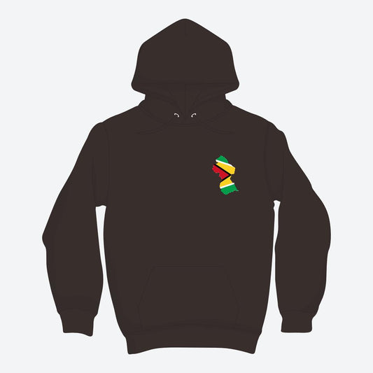 Blaze Up - Guyana Map Hoodie