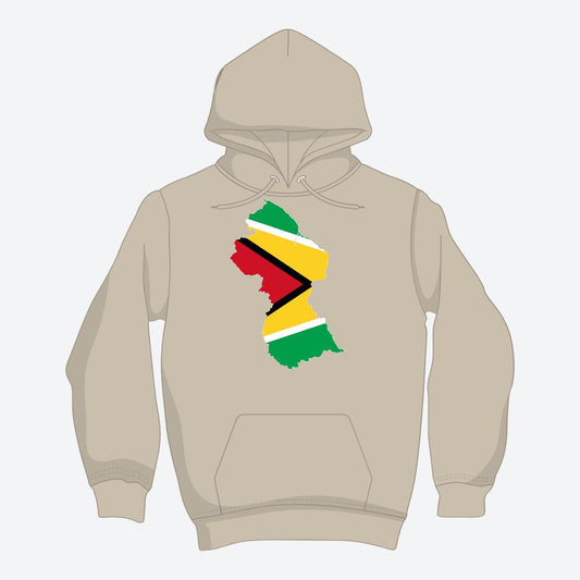 Blaze Up - Guyana Map Hoodie V2