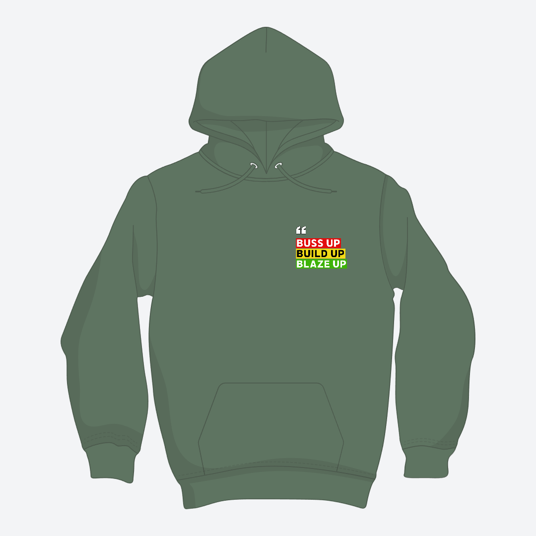 Blaze Up - Rasta Hoodie