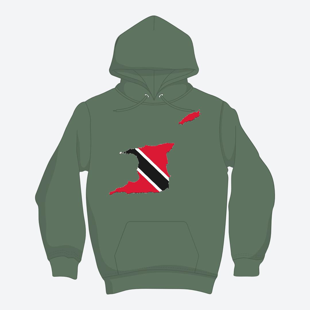 Blaze Up - Trinidad & Tobago Map Hoodie