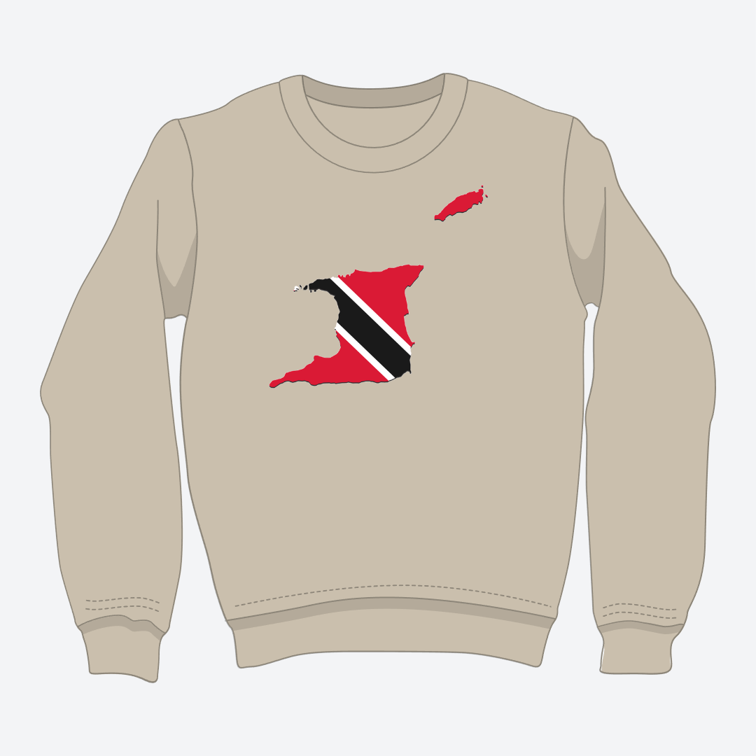 Blaze Up - Trinidad & Tobago Map Crewneck