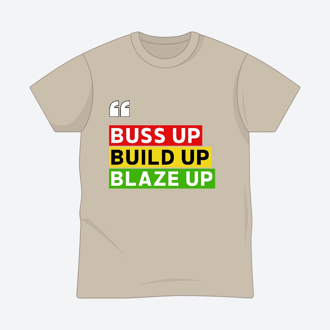 Blaze Up - Rasta Tee
