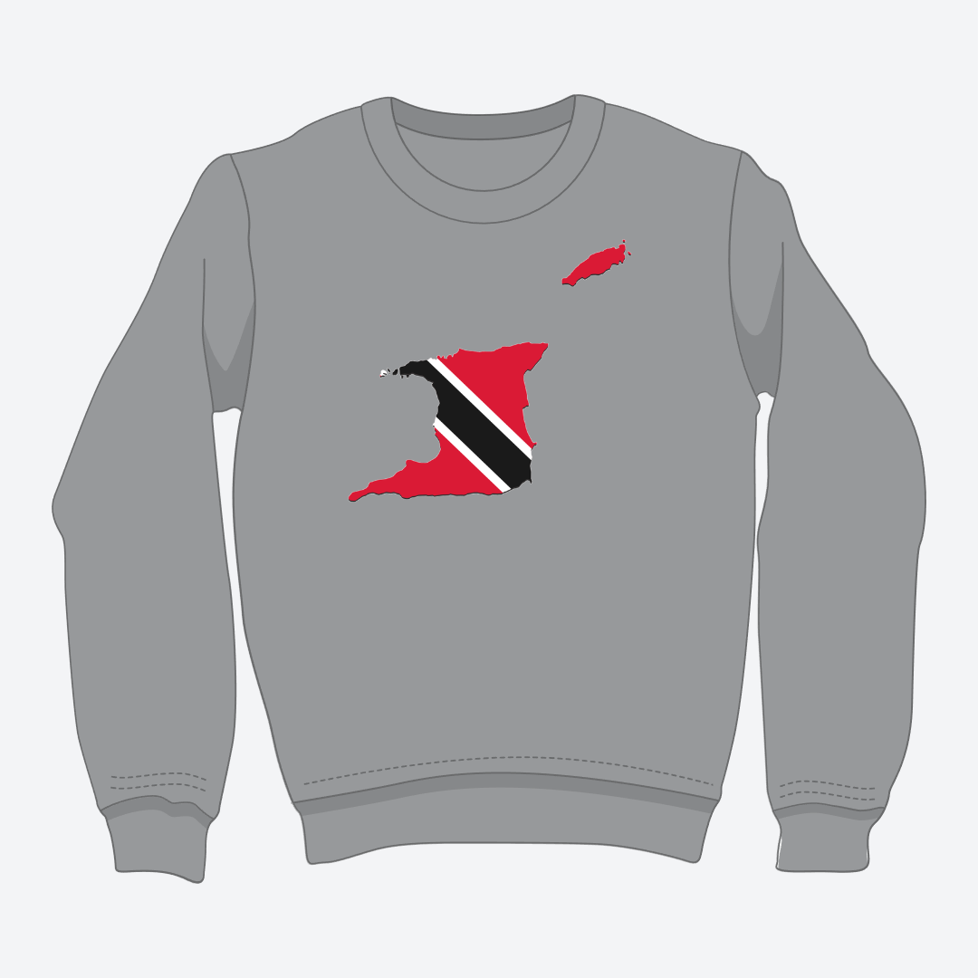 Blaze Up - Trinidad & Tobago Map Crewneck