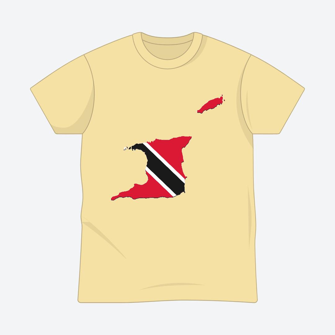 Blaze Up - Trinidad & Tobago Map Tee