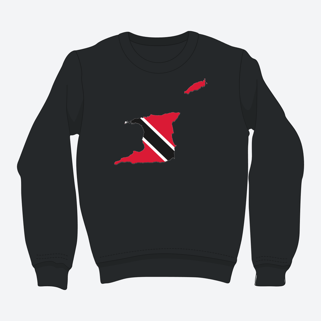 Blaze Up - Trinidad & Tobago Map Crewneck