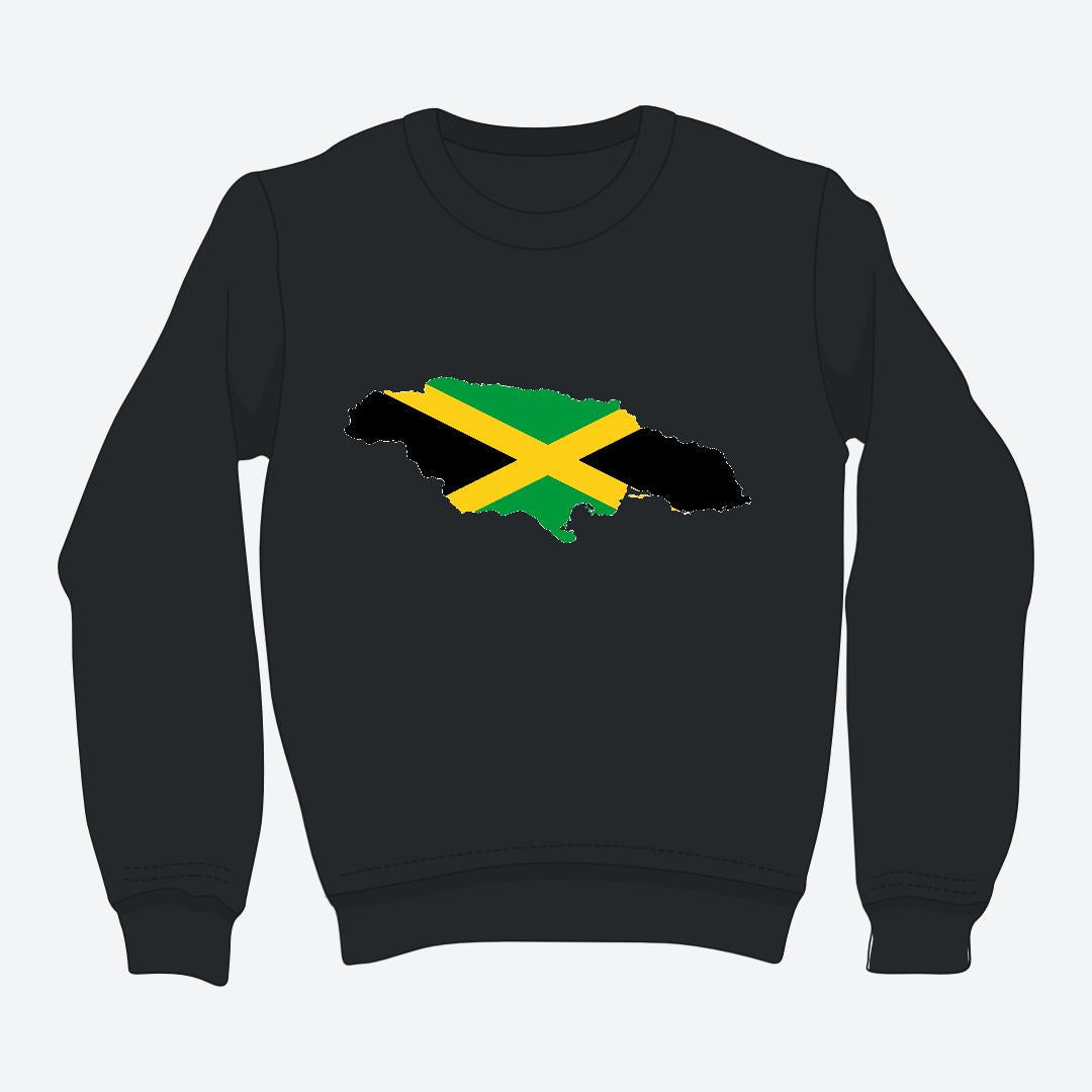 Blaze Up - Jamaica Map Crewneck