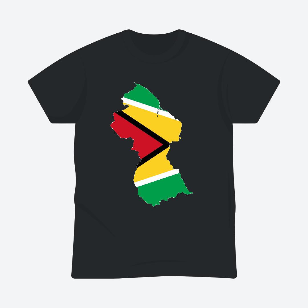 Blaze Up - Guyana Map Tee