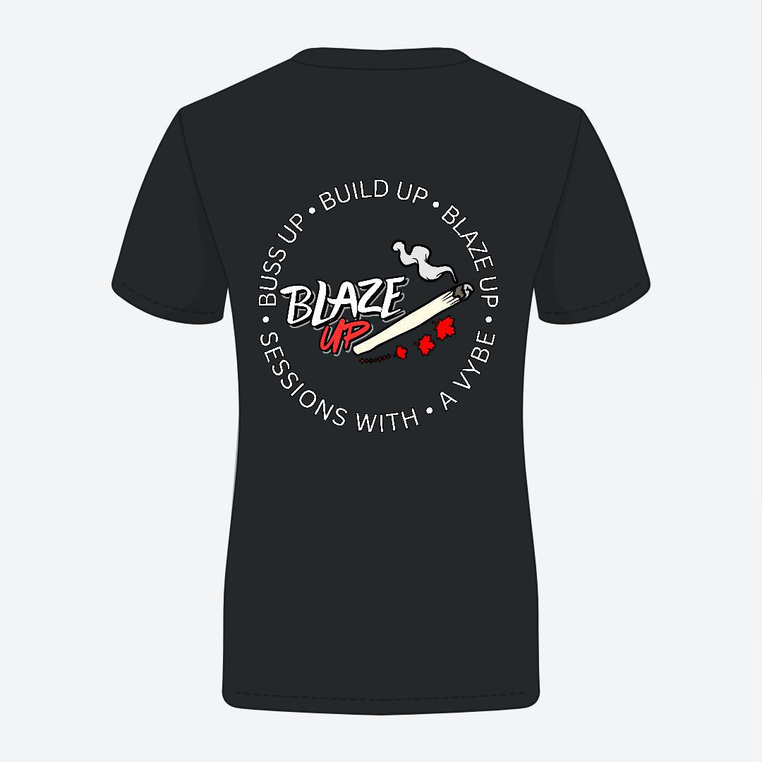 Blaze Up Statement Back Print Woman's Tee