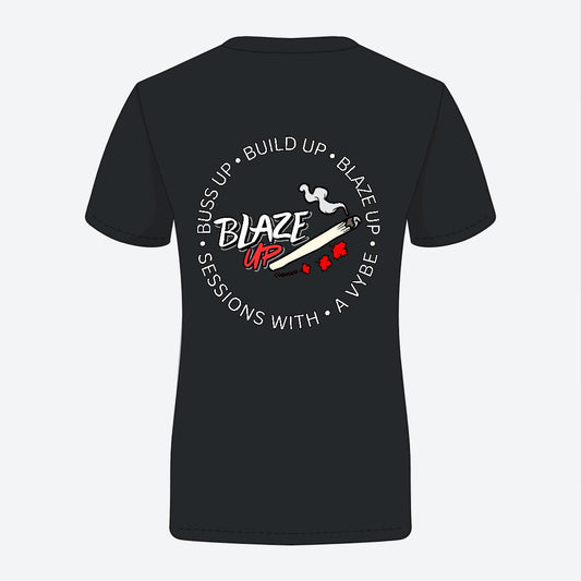 Blaze Up Statement Back Print Woman's Tee