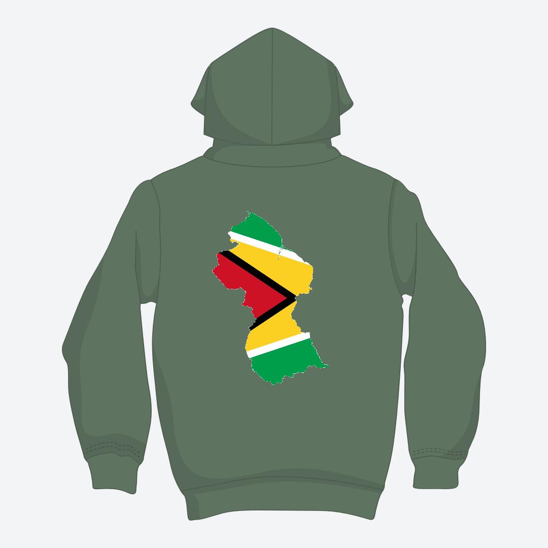 Blaze Up - Guyana Map Hoodie V2