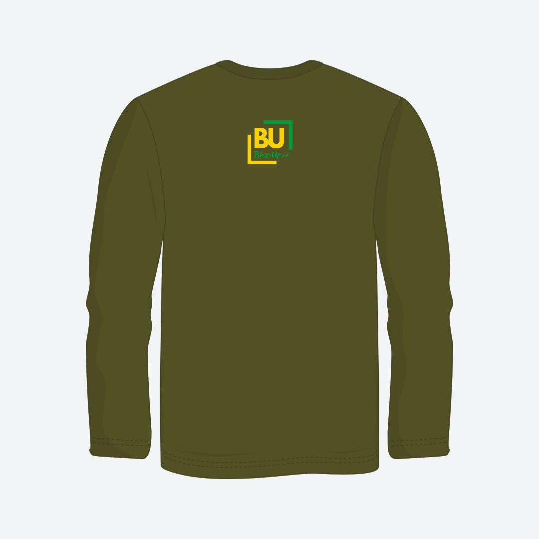 Blaze Up - Jamaica Map Long Sleeve