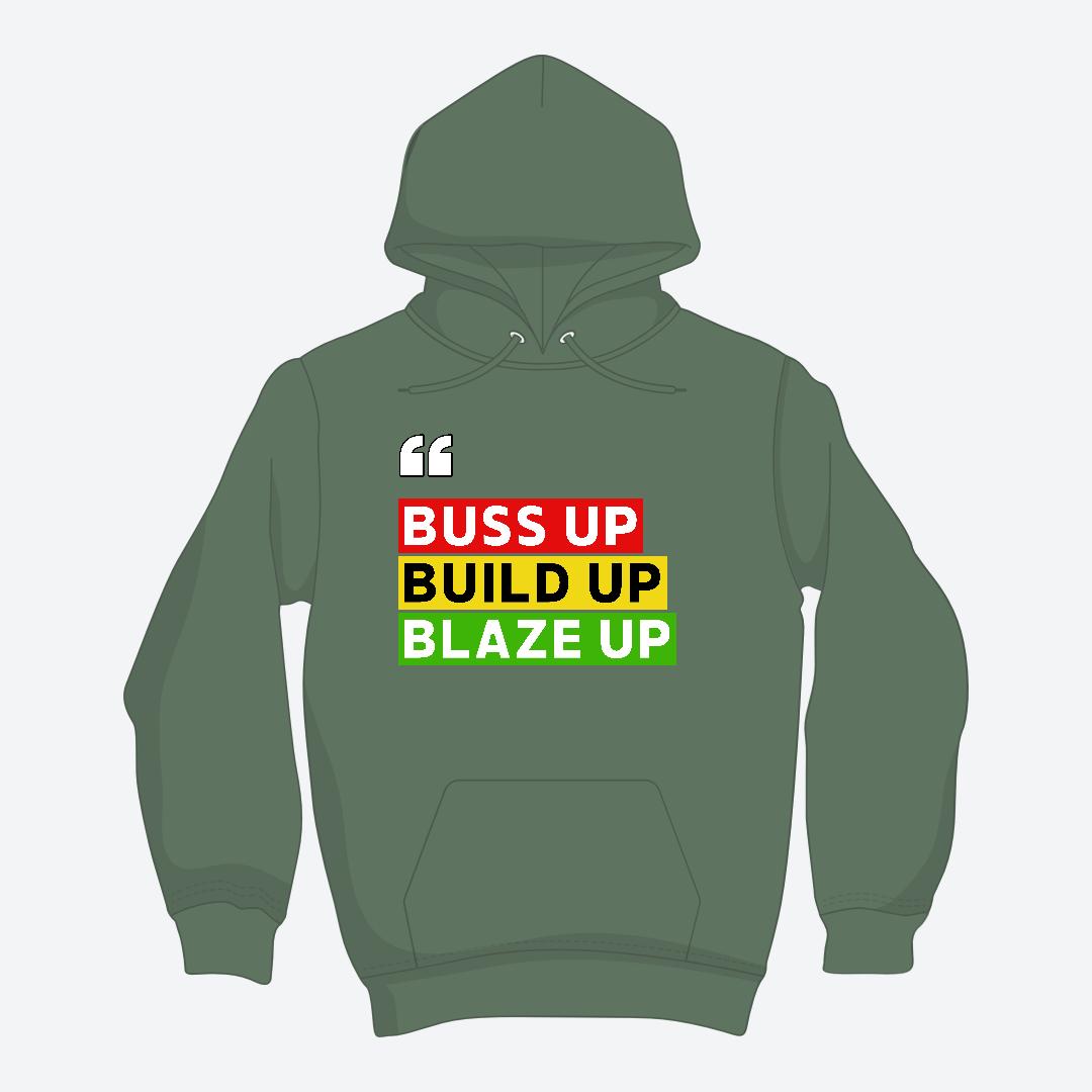 Blaze Up - Rasta Hoodie