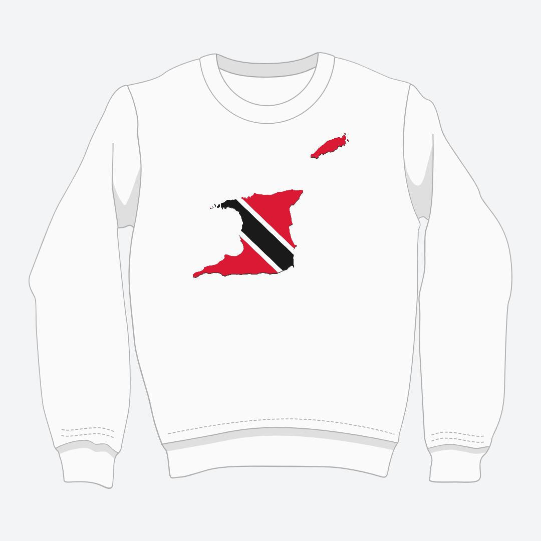 Blaze Up - Trinidad & Tobago Map Crewneck