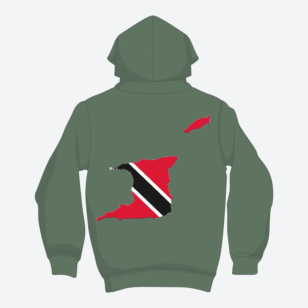 Blaze Up - Trinidad & Tobago Map Hoodie V2