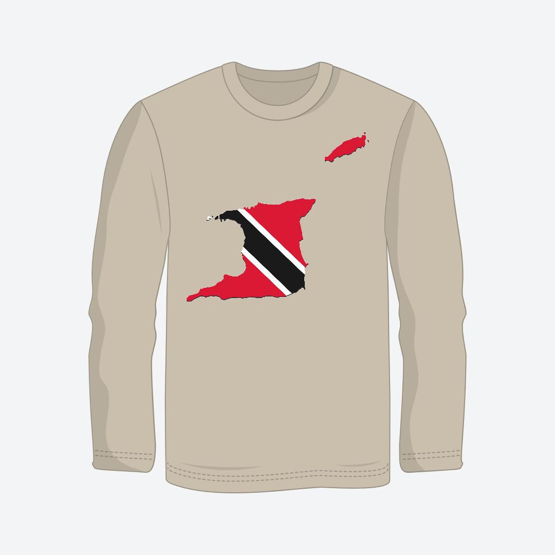 Blaze Up - Trinidad & Tobago Map Long Sleeve