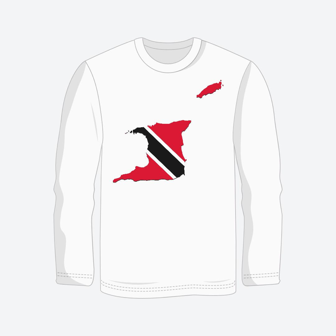 Blaze Up - Trinidad & Tobago Map Long Sleeve