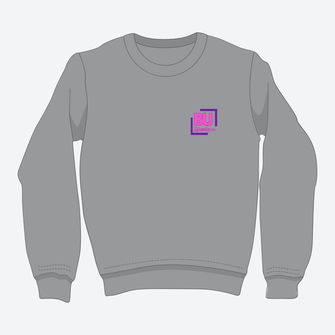 Monogram - Bubble Gum Crewneck